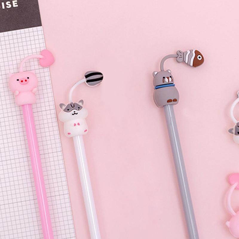 Bút Bi Mực Đen Kiểu Dáng Dễ Thương Xinh Xắn