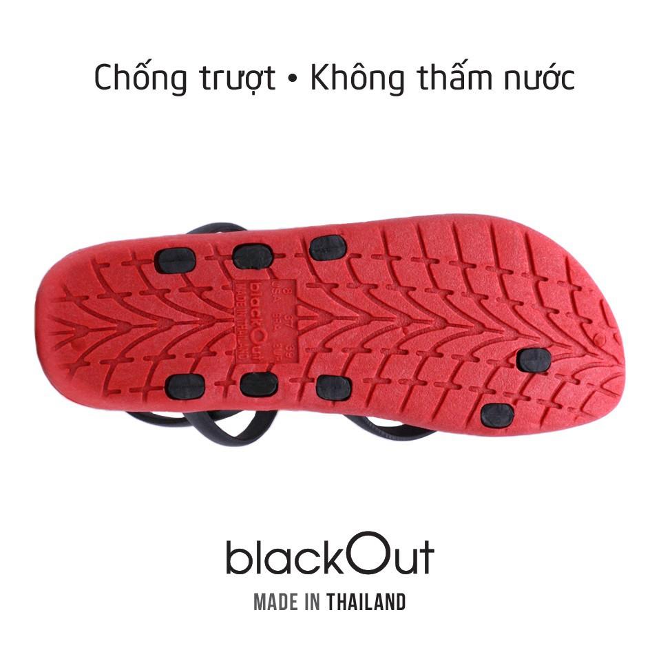 Giày Sandal Thái Lan Nữ Xỏ Ngón Blackout