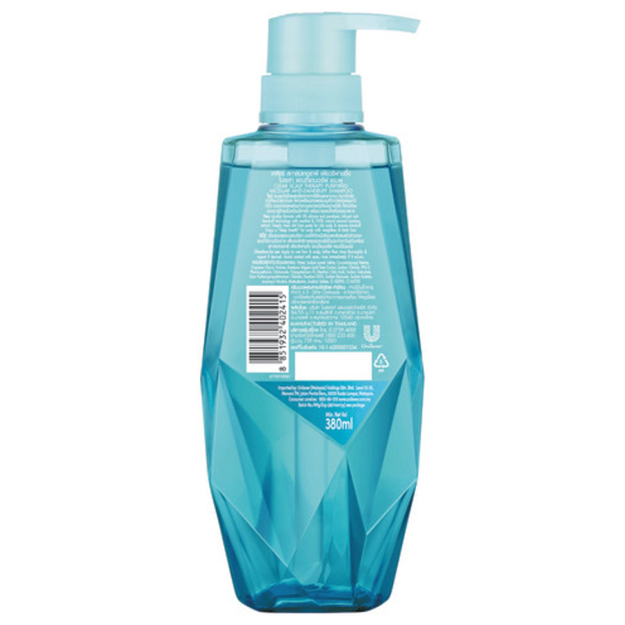 Dầu Gội Clear Làm Sạch Da Đầu Nhờn Và Ngăn Gàu Công Thức Micellar (380ml)