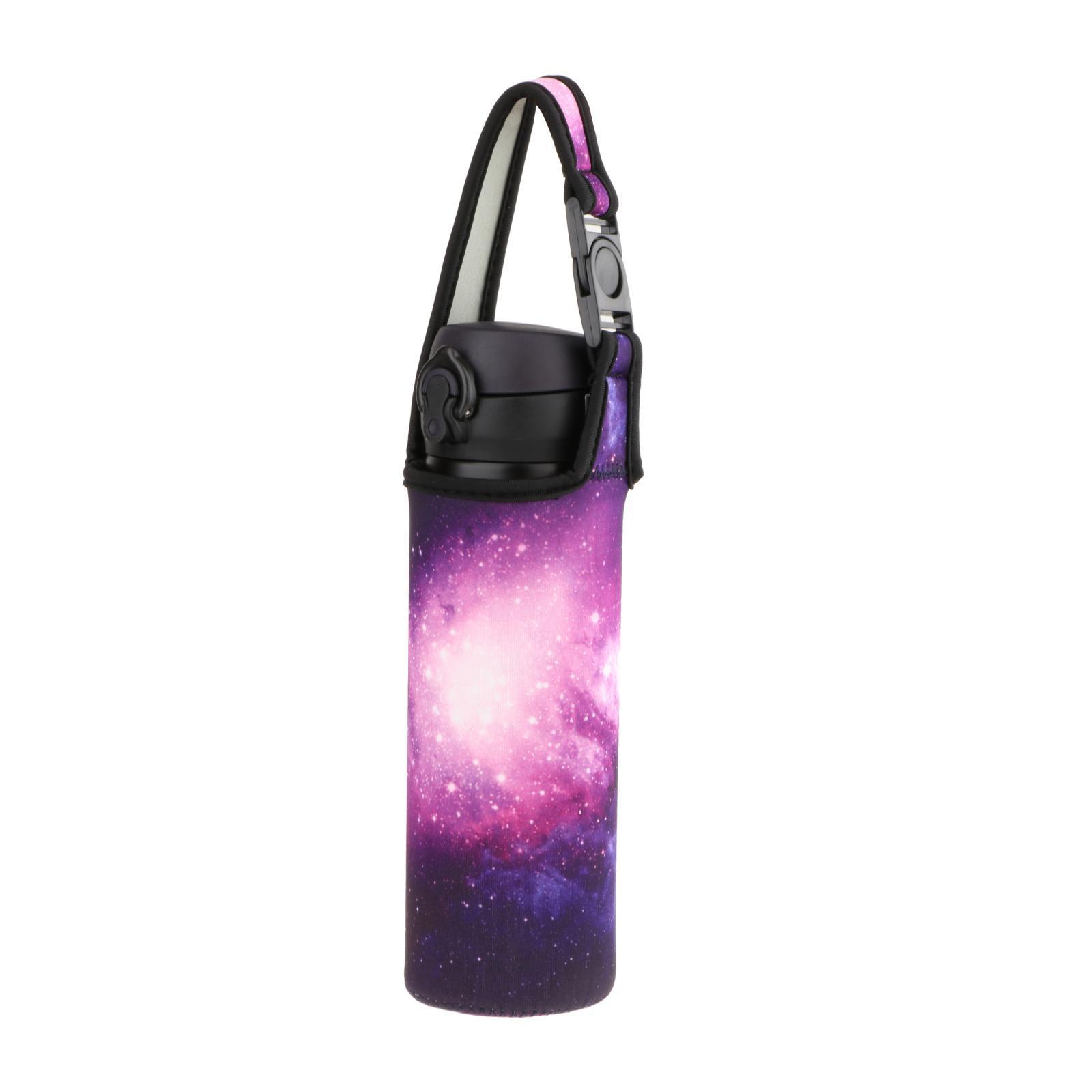 Water Bottle Sleeve with Carrying Handle Dustproof for Cycling Picnic Gym