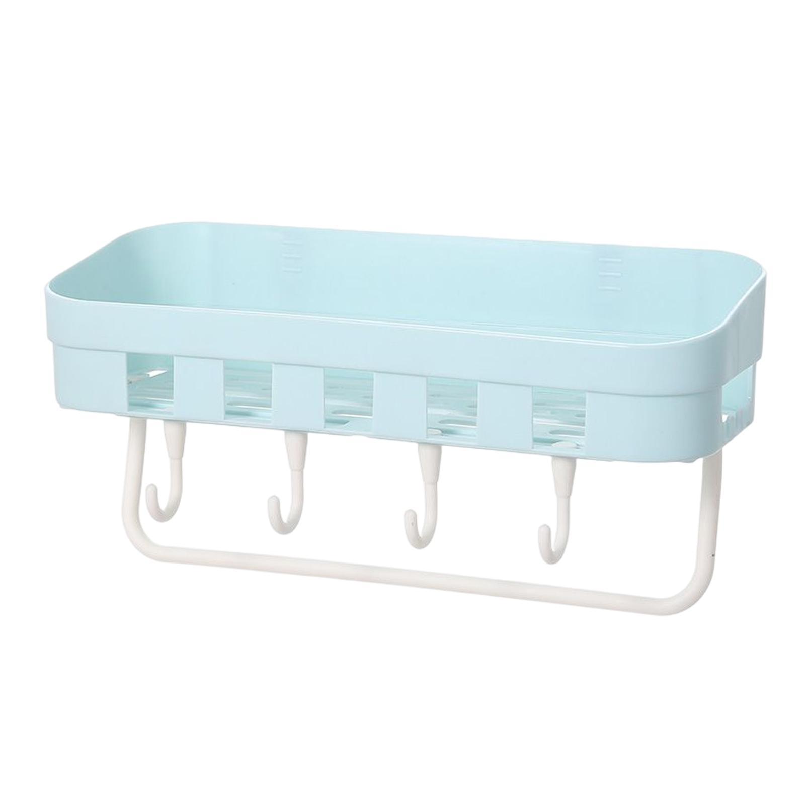 Shower Caddy Shelf Storage Rack  Holder for Bathroom Wall Kitchen Dark