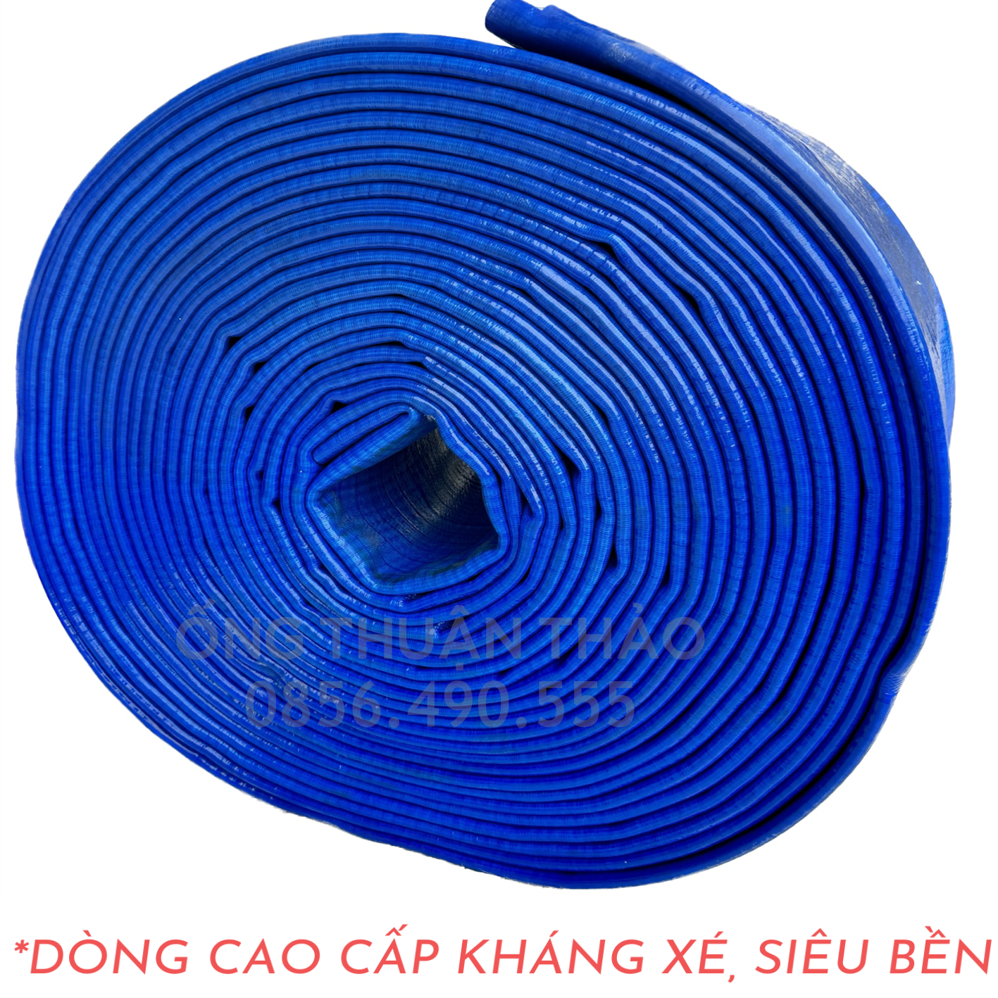 Ống bạt gân sần phi 250MM cuộn 20M - Ống bạt tải bùn cát sỏi bê tông THUẬN THẢO