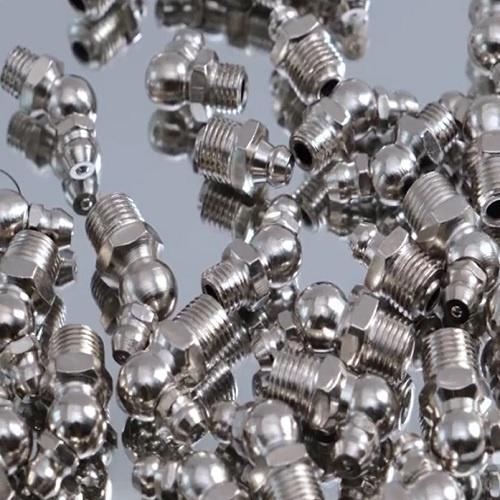 Ốc vú bơm mỡ bò các size ren hệ mét M4 M5 M6 M8 M10 M12 M13 M14 M16
