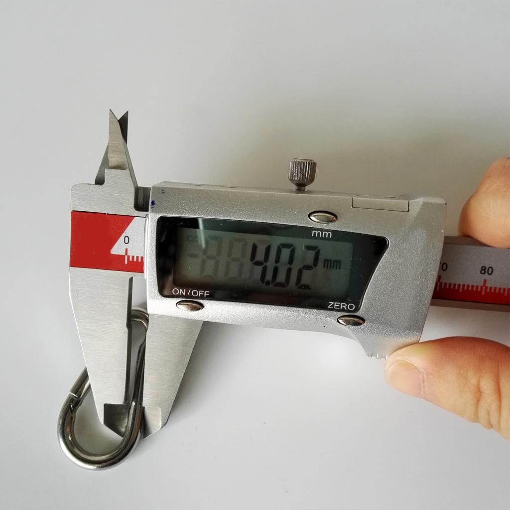 Set 2 Khóa Móc Nhanh Carabiner Bằng Thép Không Gỉ 304