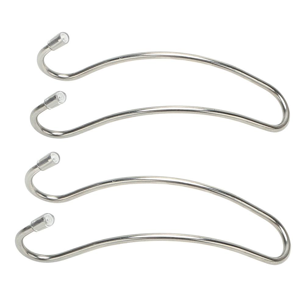 1 cặp móc treo đồ gắn lưng ghế xe hơi bằng thép không gỉ