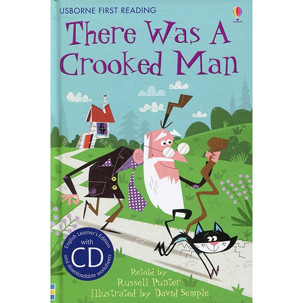 [Hàng thanh lý miễn đổi trả] Usborne There was a Crooked Man + CD