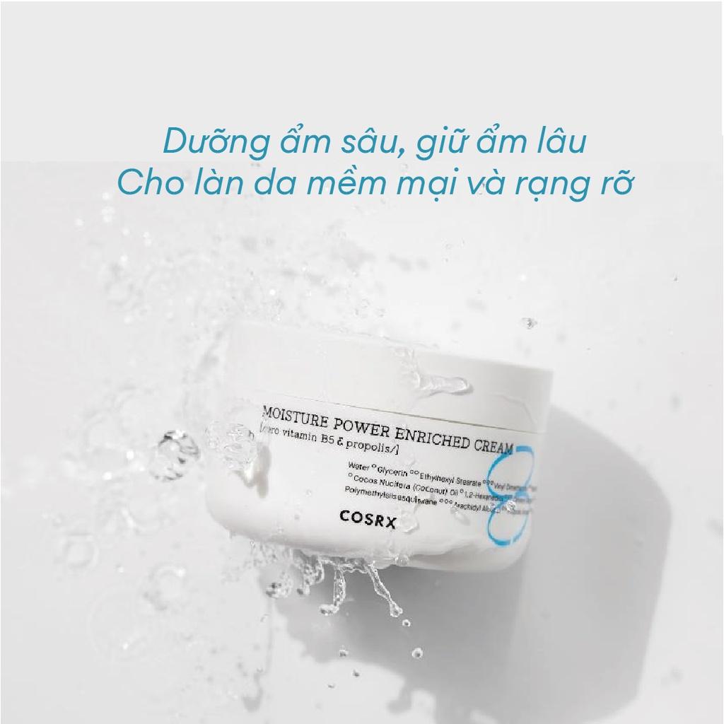 Kem Dưỡng Cấp Ẩm Chuyên Sâu (Keo Ong, B5) COSRX Hydrium Moisture Power Enriched Cream 50ml