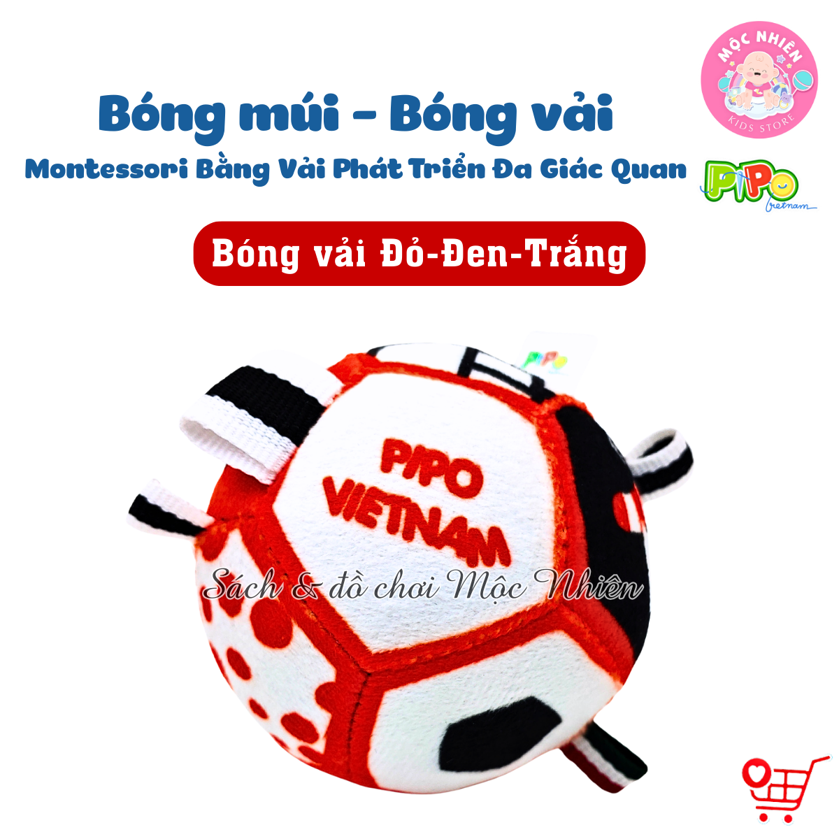 Bóng Múi Montessori Bằng Vải Cho Trẻ Sơ Sinh Luyện Vận Động Chân Và Phát Triển Đa Giác Quan - Pipo Việt Nam