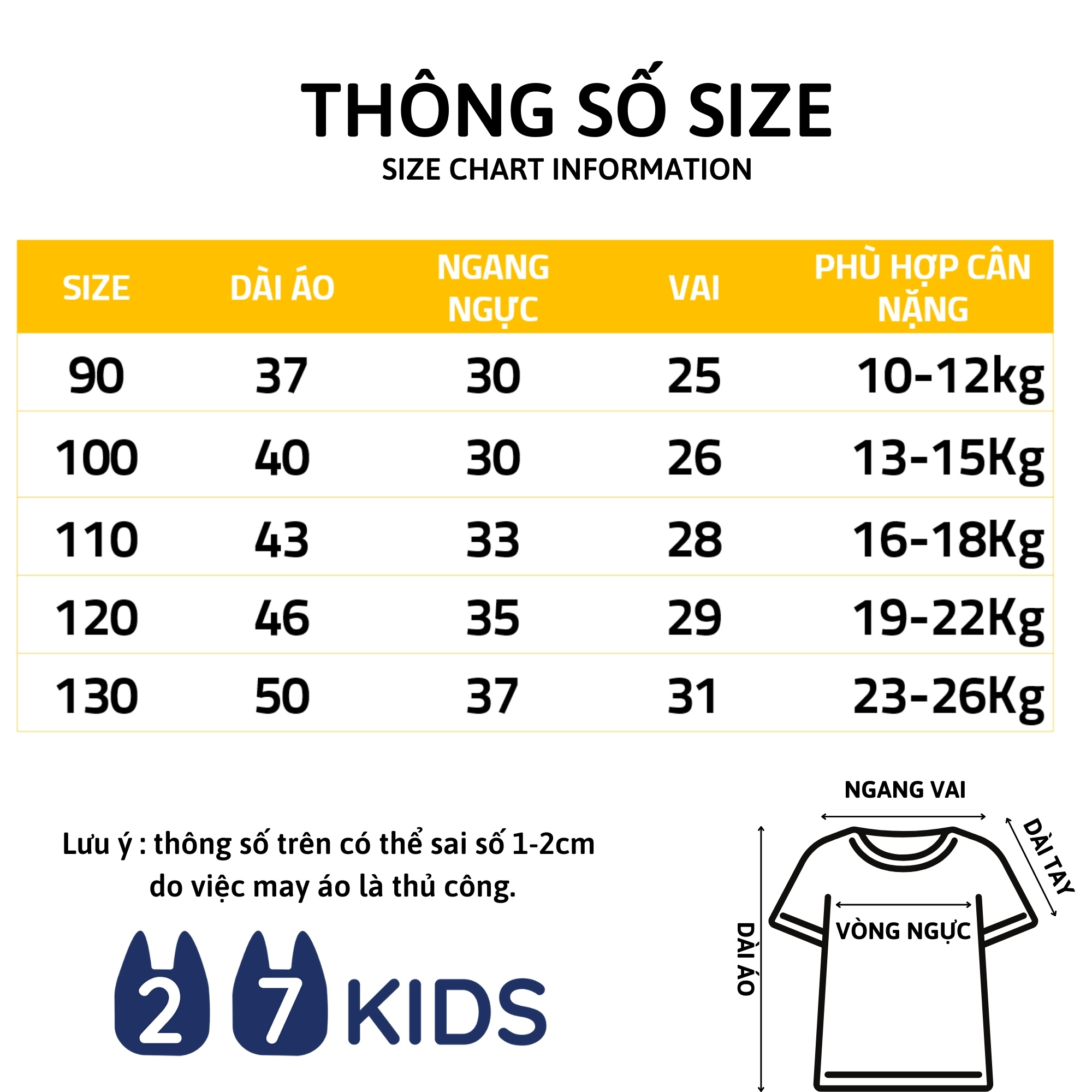 Áo Polo bé trai ngắn tay 27Kids WELLKIDS áo thun sơ mi cộc nam cho trẻ từ 2-8 tuổi BSPO1