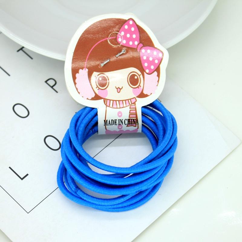 Set 10 dây cột tóc vải chắc chắn sắc màu bé gái dễ thương Tatitava