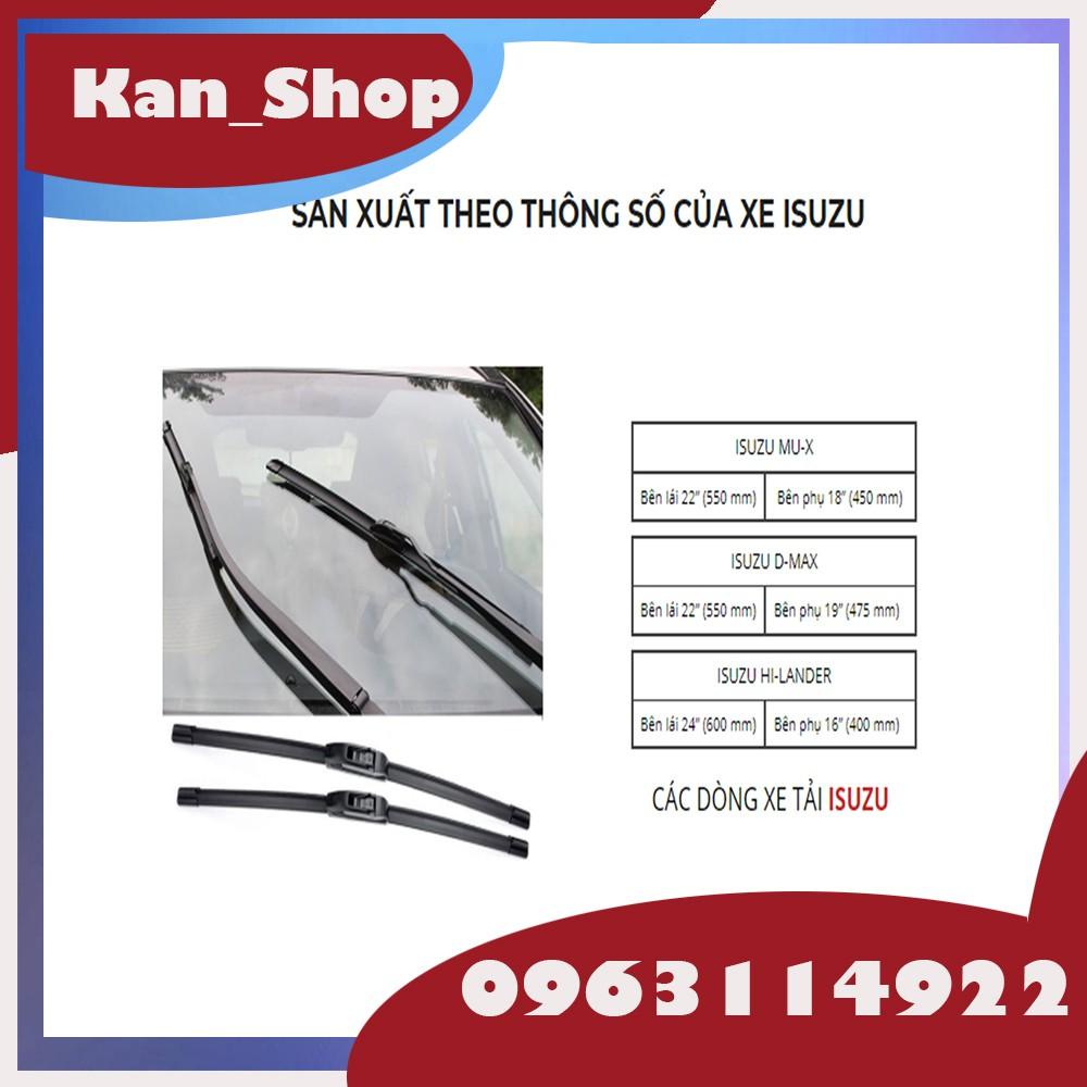 Gạt Mưa Silicone Dành Cho Xe ISUZU: D-MAX, MUX