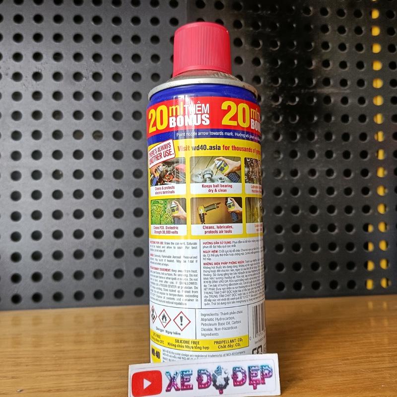 Chai rửa sên chống rỉ sét WD-40