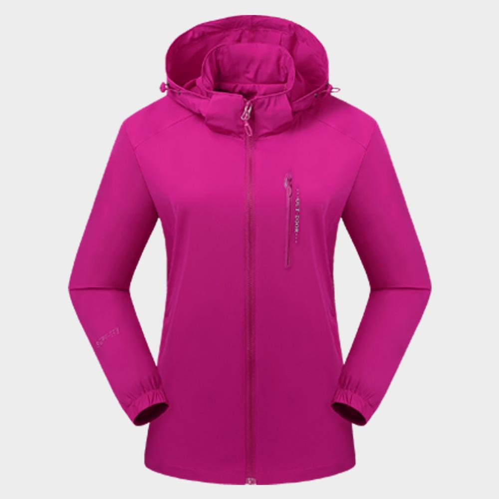 Áo khoác nữ chống thấm nước, chống gió, chất liệu co giãn