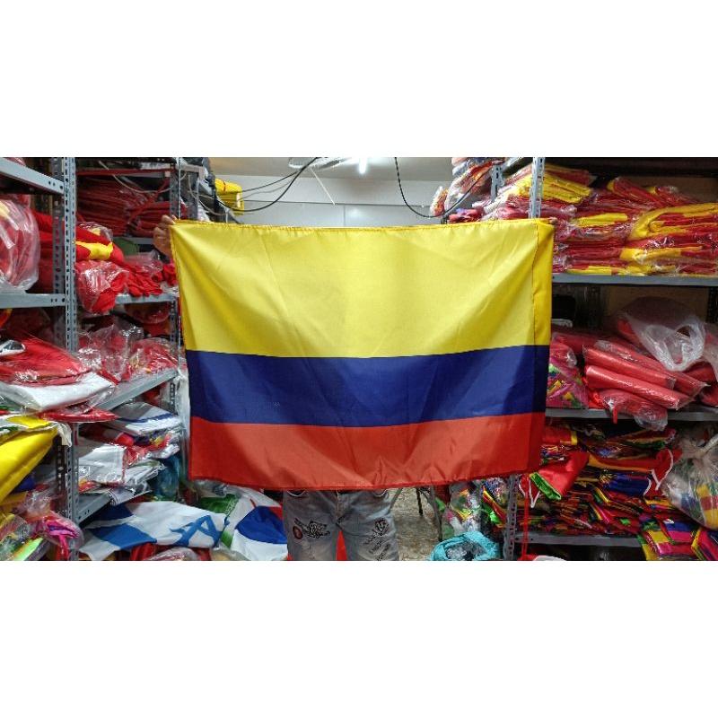 Quốc kỳ Colombia 80x120cm in thẩm thấu 1 lớp vải