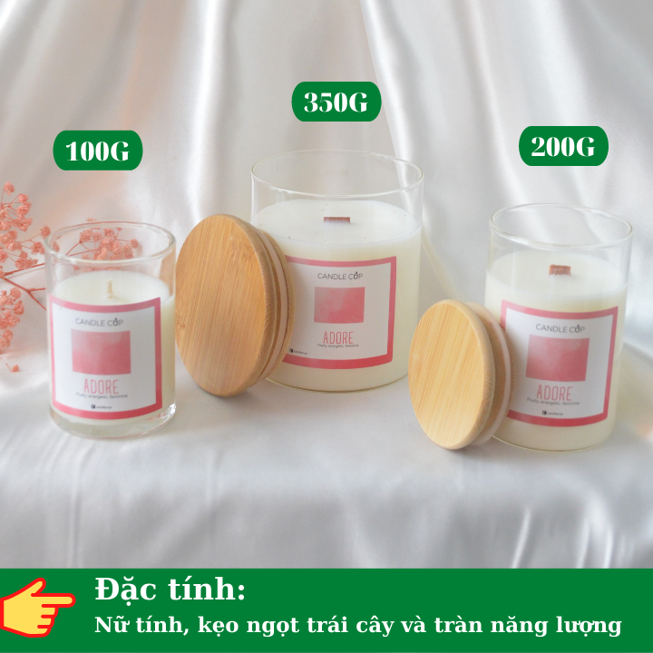 Nến thơm phòng ngủ AGAYA Candle Cup,Nến thơm giúp giảm stress,thư giãn,ngủ ngon,trang trí decor phòng,làm quà tặng