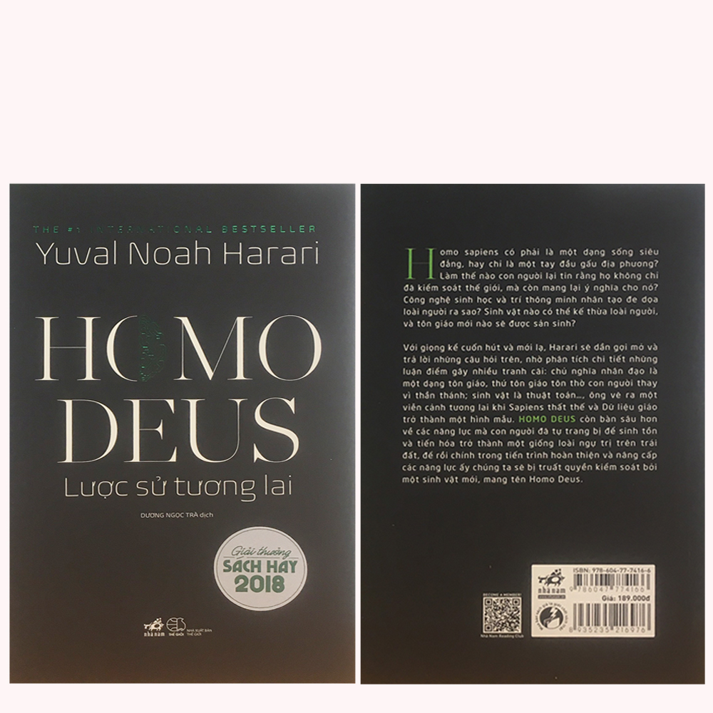 Combo 2 cuốn lược sử hay nhất: Sapiens - Lược Sử Loài Người + Homo Deus - Lược Sử Tương Lai