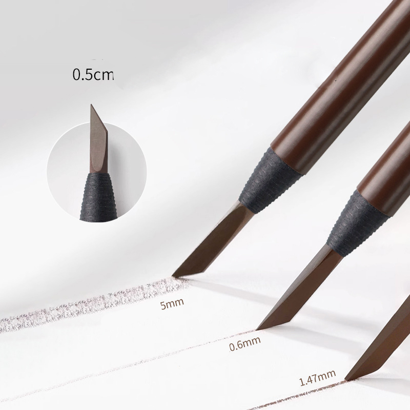 Chì xé kẻ mày hai đầu chống nước lâu trôi Treechada Eyebrow Thái Lan 4g phẩy sợi siêu mảnh 2mm