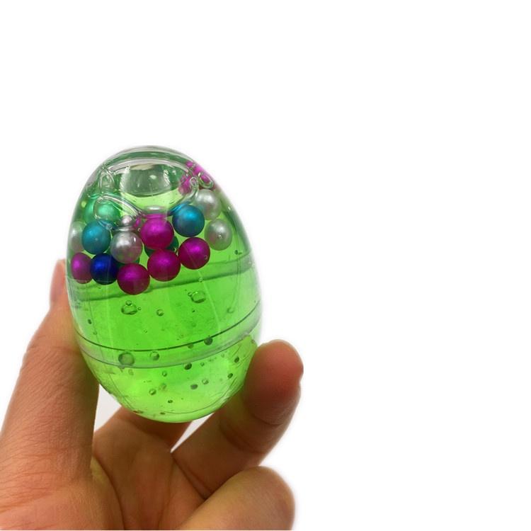 SLIME Dạng Quả Trứng 6 Màu Charm Bi Xốp cực đẹp thiết kế độc đáo ấn tượng Đồ chơi Slam Gudetama