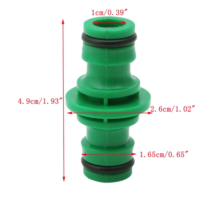 Khớp nối ống nước tưới vườn - Khớp nối 2 đầu ống nước tiện lợi