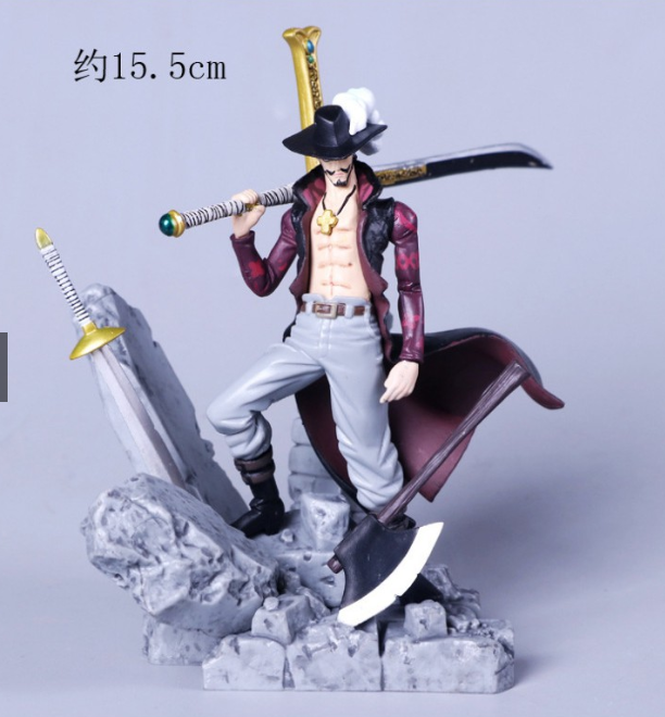 Mô hình nhân vật Mihawk Mắt Diều Hâu One Piece cực ngầu