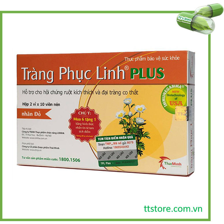 Tràng Phục Linh Plus - Khải Minh (Hộp 20 viên)