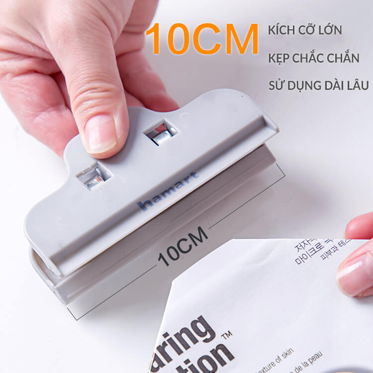 Kẹp Miệng Túi Thực Phẩm 10cm Kẹp Túi Snack Đồ Ăn Nhanh Niêm Phong Gói Chống Ẩm Mốc Tiện Lợi