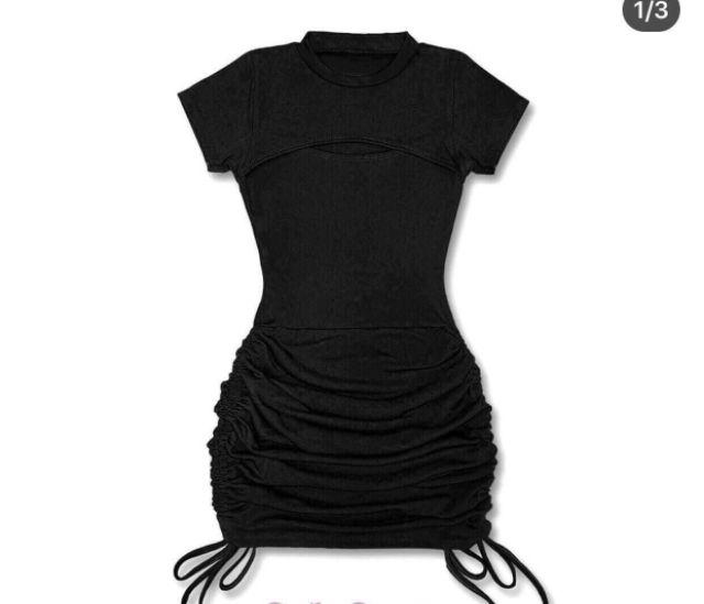 Đầm body rút dây khoét ngực xịn xò