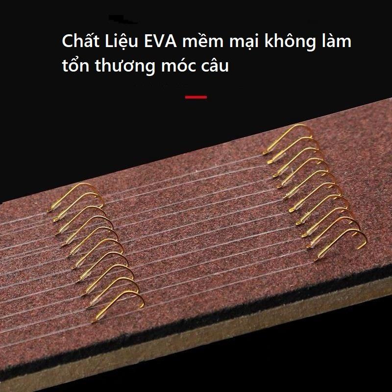 Thẻo Câu Đài Hộp 10 Chiếc Lưỡi Câu Cá Đôi Buộc Sẵn Sắc Bén Và Tải Trọng Tốt Chuyên Câu Đài LCC06 - Sanami Fishing