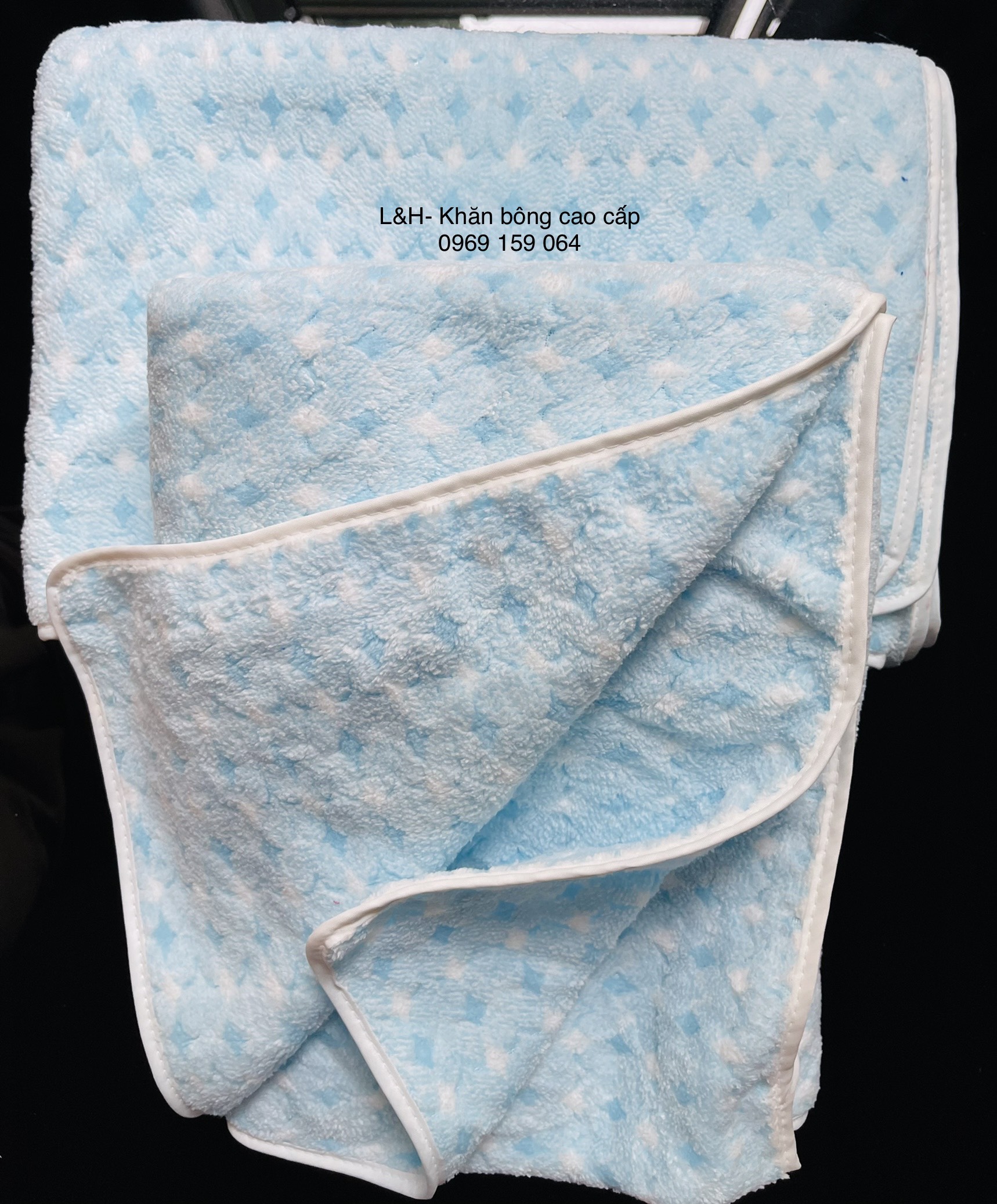 Khăn mặt lông cừu, quả trám, Kt 30x50cm