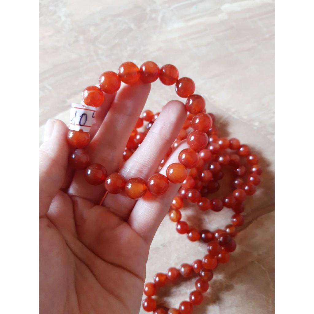 Vòng Tay Phong Thủy Đá Mã Não Đỏ