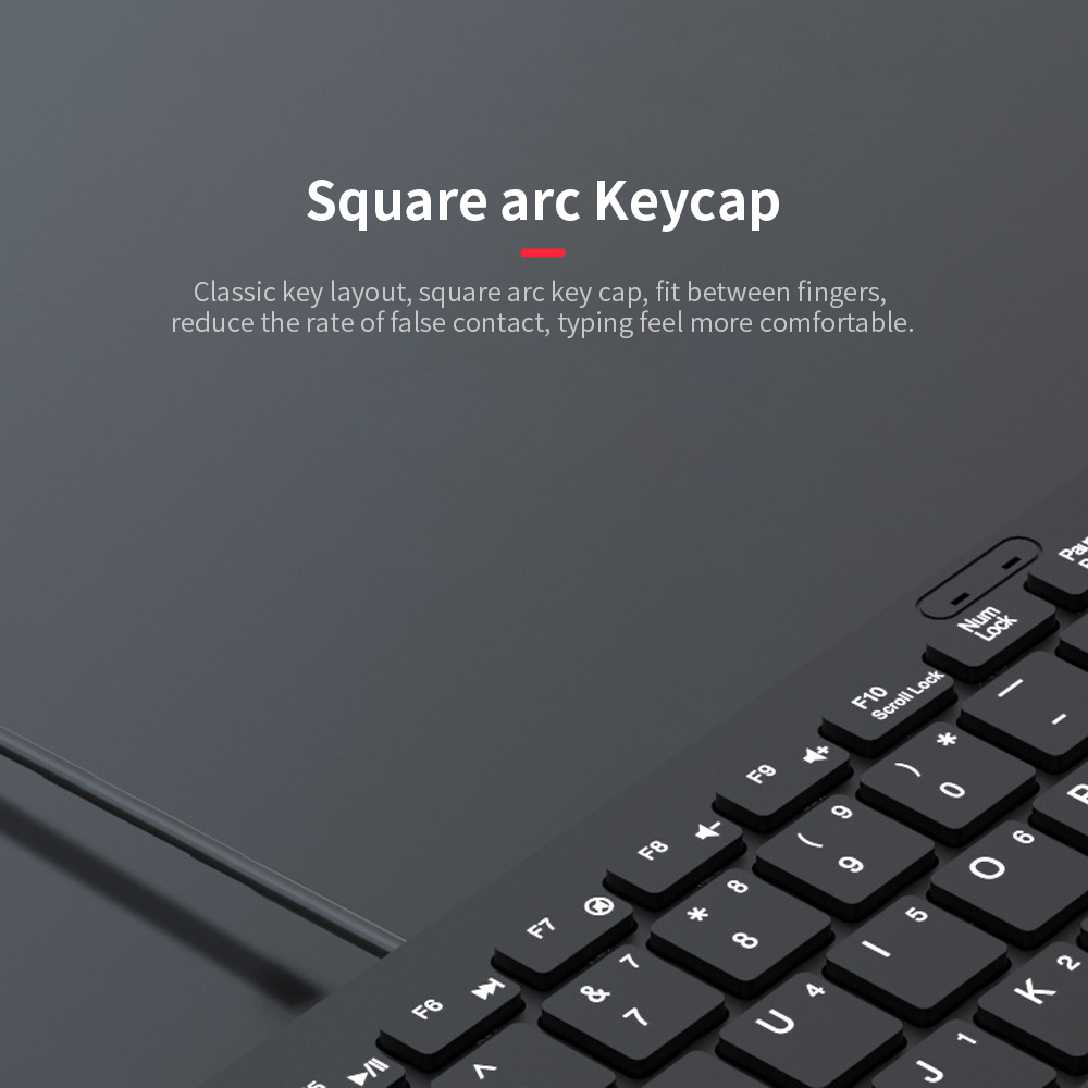 Bàn Phím Văn Phòng Chocolate Mini K-1000 78 Phím Có Dây USB, Màu Đen