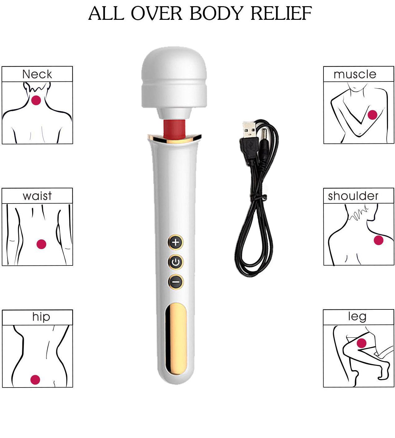 Máy Massage HV290 5 Cấp Độ Pin Sạc Nhanh - Magic Wand Massager Mang đến cảm giác thoải mái dễ chịu khắp toàn thân body