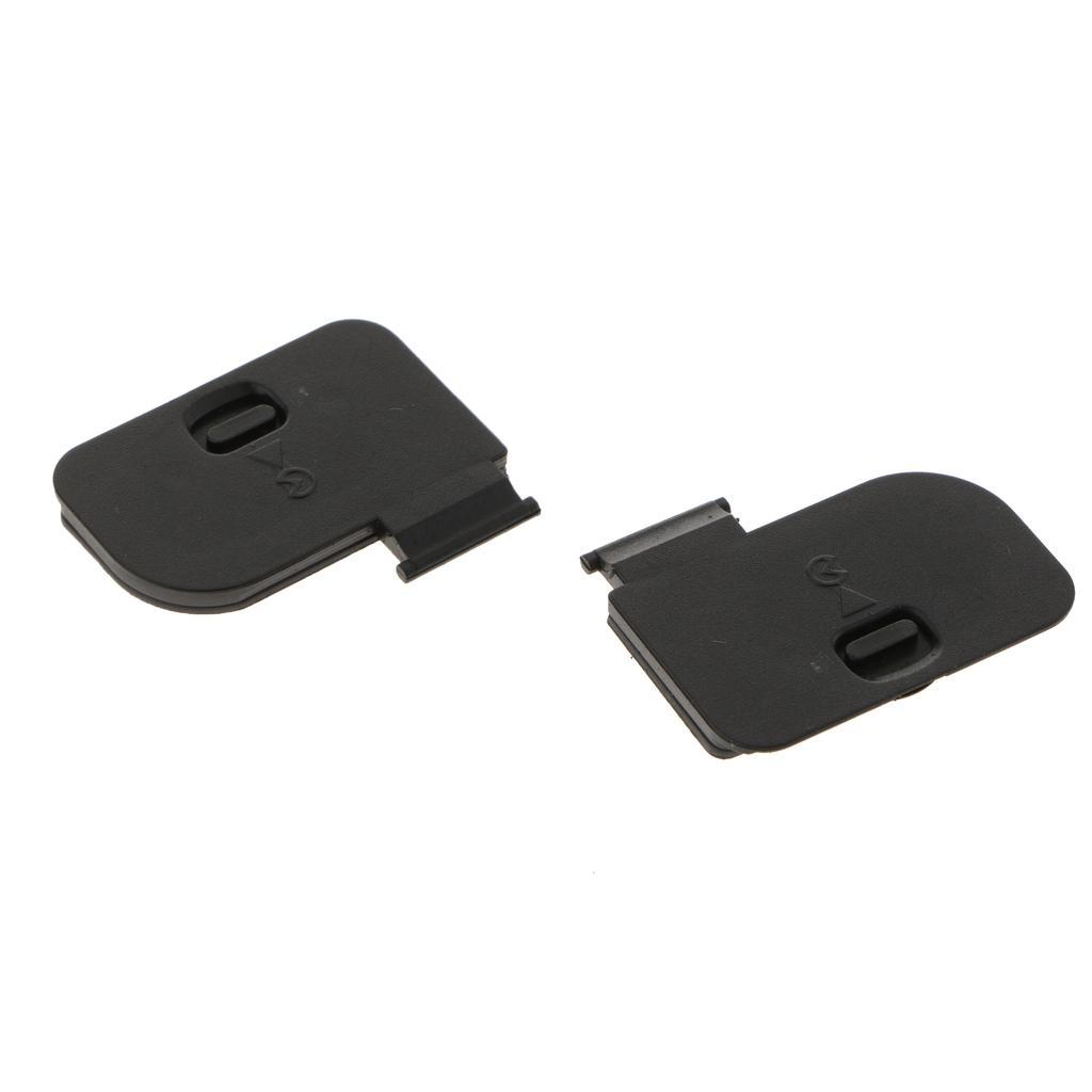 2 Pieces Battery Back Cover Door Lid Replacement Part for Nikon D750 DSLR