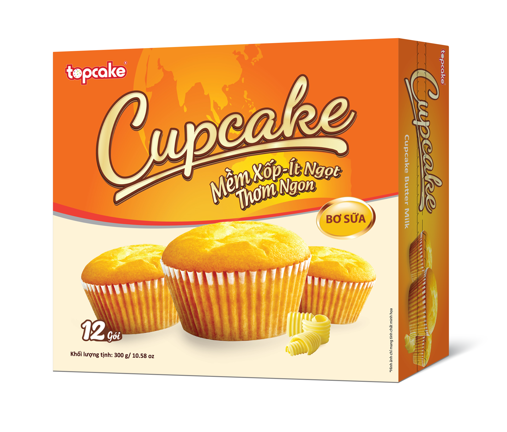 Bánh CUPCAKE cao cấp bơ sữa 150g