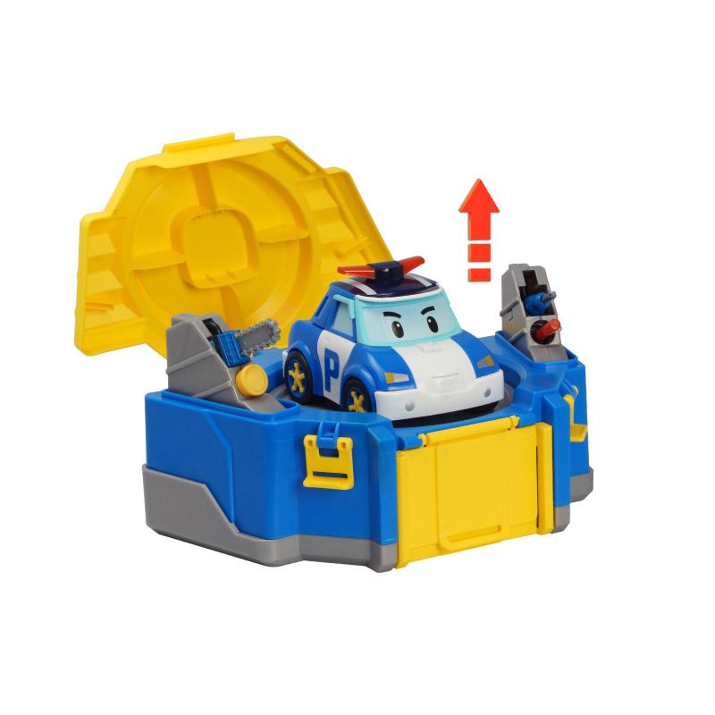 Đồ Chơi ROBOCAR POLI Hộp Dụng Cụ Và Robot Biến Hình Xe Cảnh Sát Poli 83072