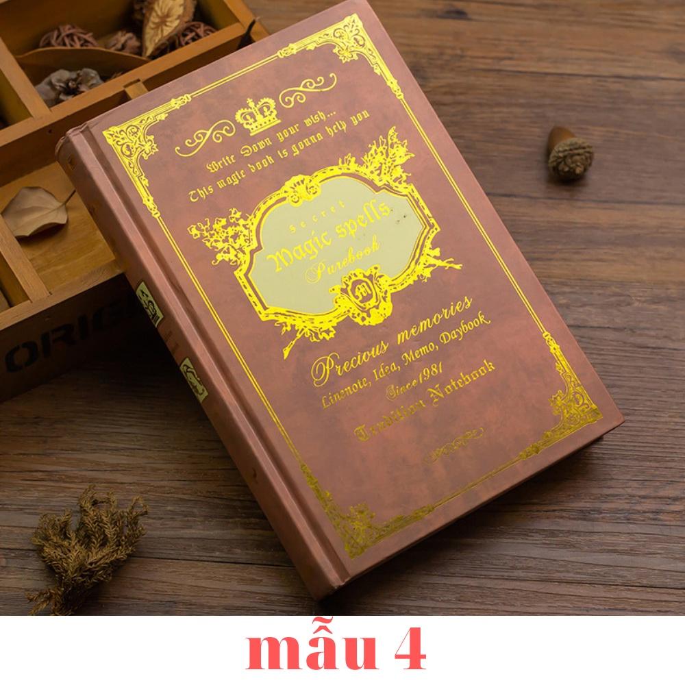 Sổ tay kẻ ngang - sổ ghi chép kẻ ngang phong cách cổ điển vintage magic spells purbook - 5