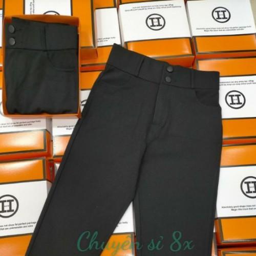 Quần legging lửng nâng mông legging ngố cạp cao siêu co giãn bigsize ( H.M