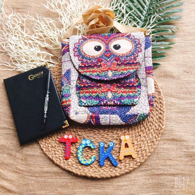 Túi thổ cẩm đeo chéo