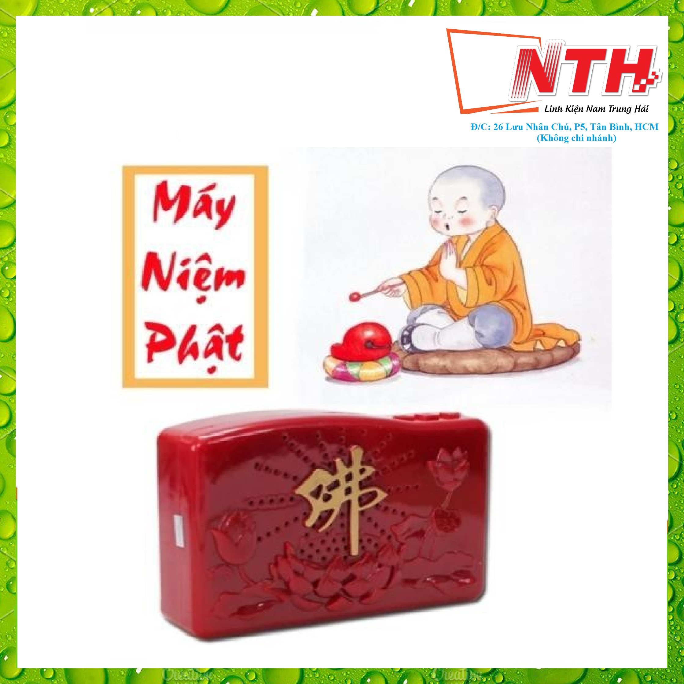 Loa tụng kinh Phật 8 bài kèm adapter