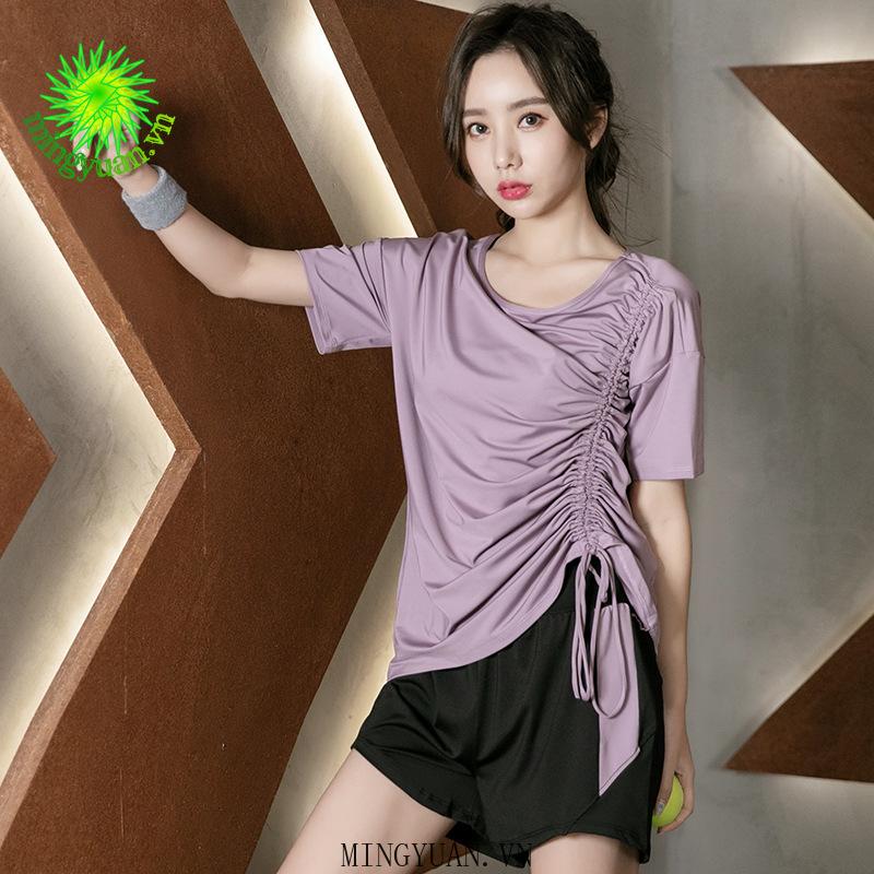 Set Đồ Tập Yoga Dây Rút Thời Trang Cho Nữ