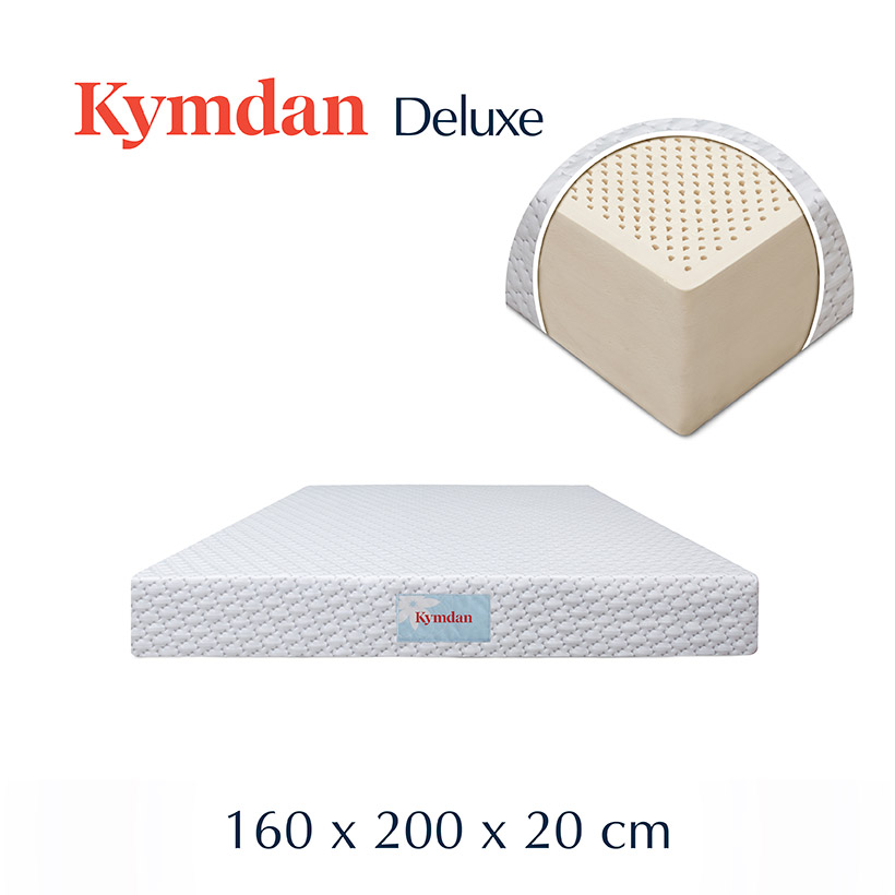 Nệm cao su thiên nhiên Kymdan Deluxe 160 x 200 x 20cm SFM