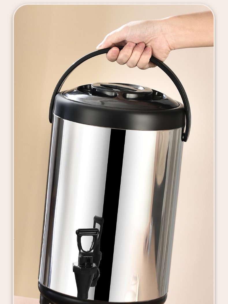 LOẠI 6Lít - Bình Ủ Trà, Bình Đựng Trà Sữa Giữ Nhiệt Cỡ Lớn, Chất Liệu INOX 304