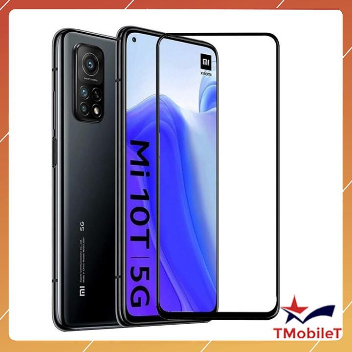 Kính Cường Lực Dành Cho Điện Thoại Xiaomi Mi 10T Pro/ 10T Pro 5G 9D Full Keo Full Màn- Màu Đen