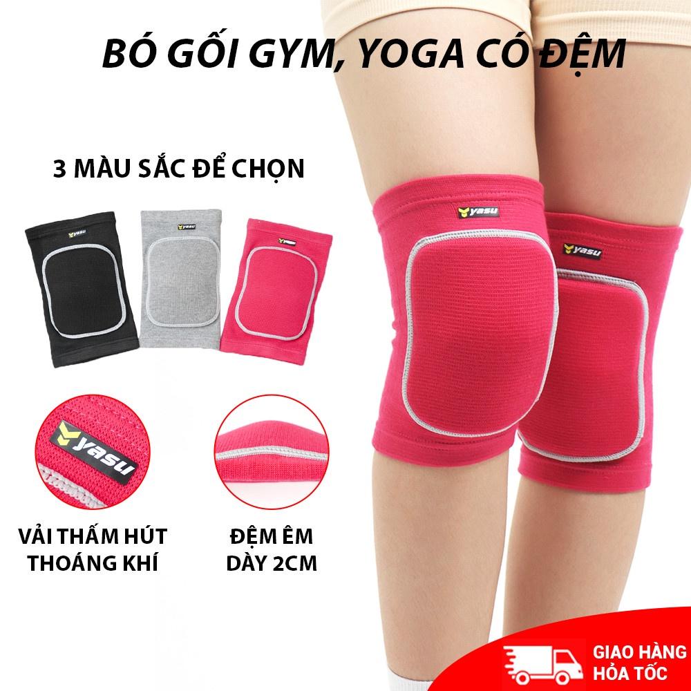 Bó gối, băng gối yoga, gym, bóng chuyển có đệm cao cấp cho nữ Yasu YS0210