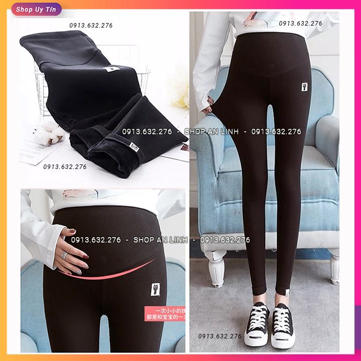 QUẦN LEGGING BẦU LÓT LÔNG