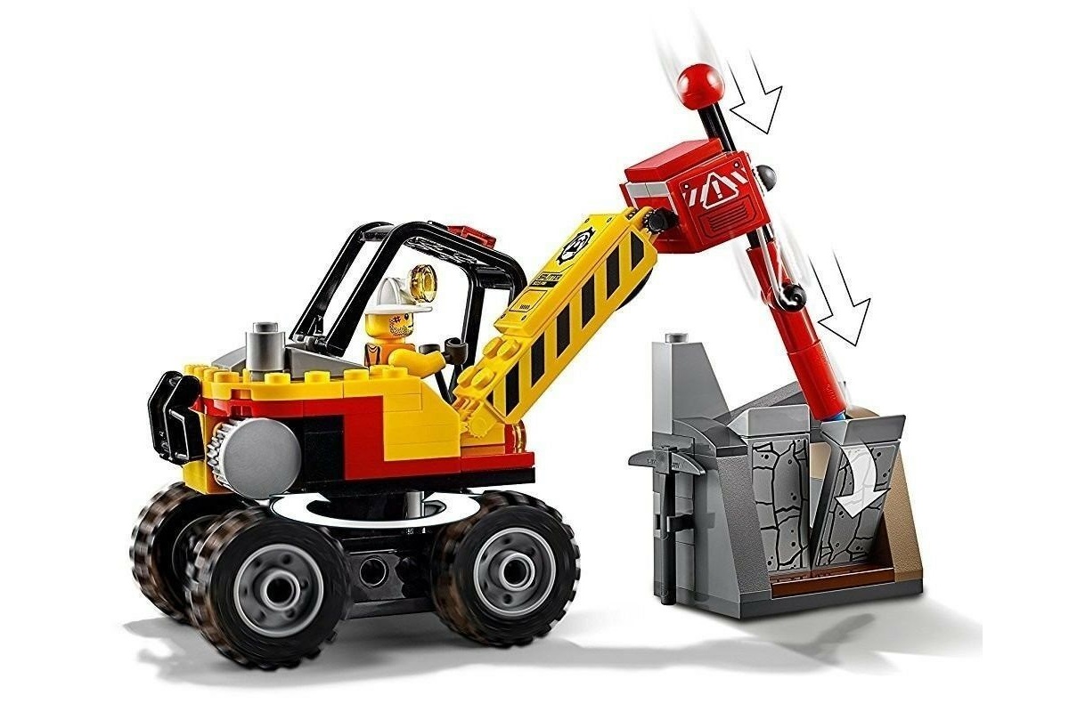 Bộ Lắp Ráp Máy Đục Đá - LEGO City 60185 (126 Chi Tiết)