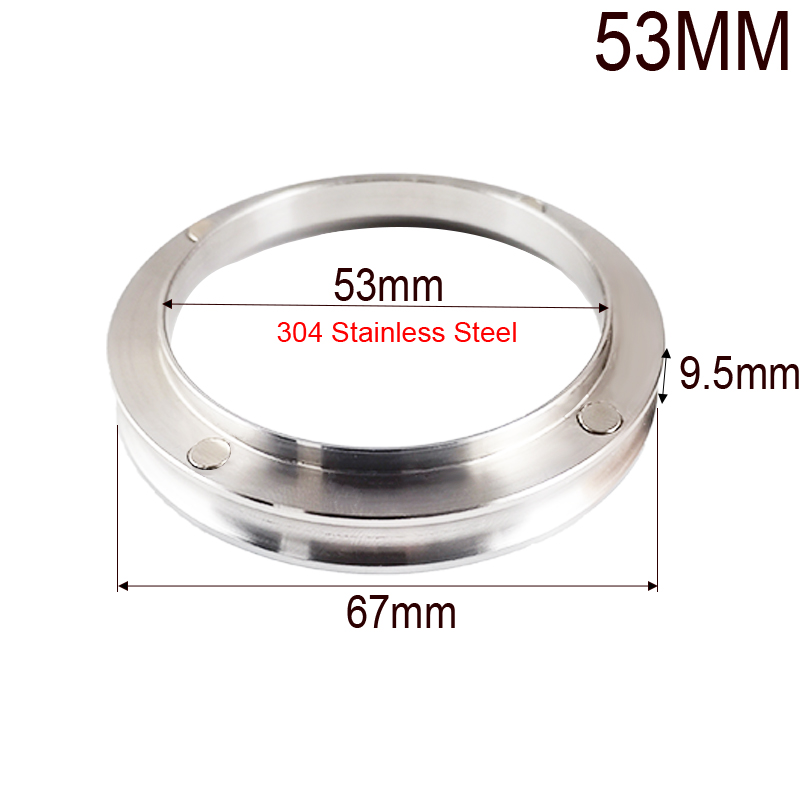 Tặng Kèm Túi Vải - Vòng Đong Mở Rộng Bằng Nhôm Không Gỉ Có Nam Châm Cho Tay Cầm Espresso 51/53/58mm – Dosing Ring