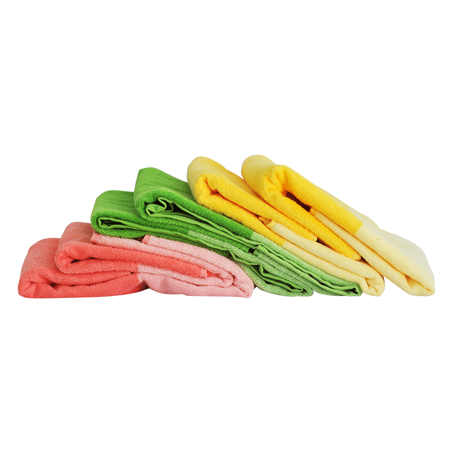 Khăn tắm Thiện Phú phối 2 màu X177 55x130cm