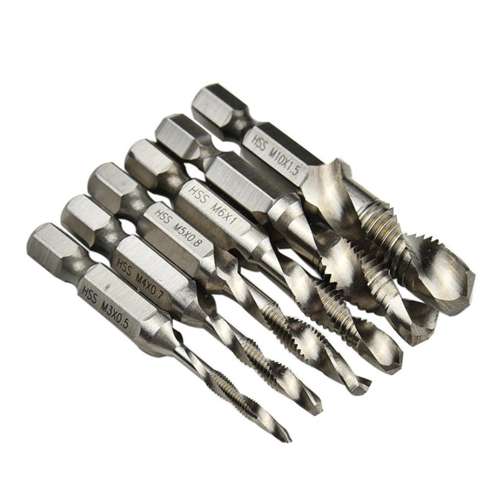 2-4pack Hand Tap Drill Bits M3 M4 M5 M6 M8 M10 Metalworking Tools M10x1.5mm