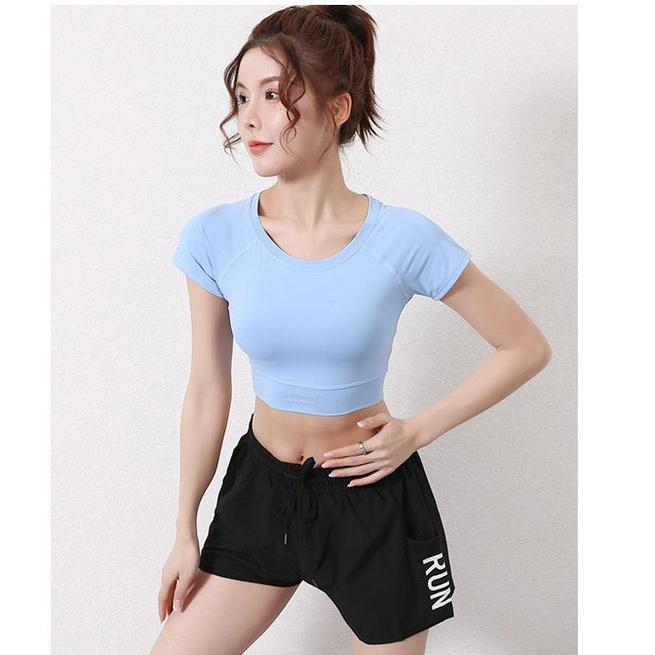 Áo tập gym nữ, áo tập yoga nữ kiểu áo croptop body dùng tập thể thao gym yoga zumba aerobic chất liệu dệt kim